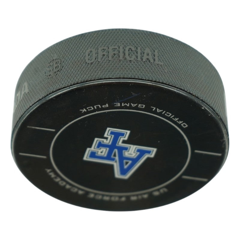 U.S. Air Force Academy 2025 Game Issued Logo Hockey Puck-2