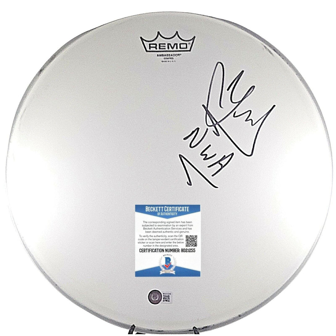 DJ Yella Signed Drumhead with NWA Inscription Beckett Authentic Rap Hip Hop Auto
