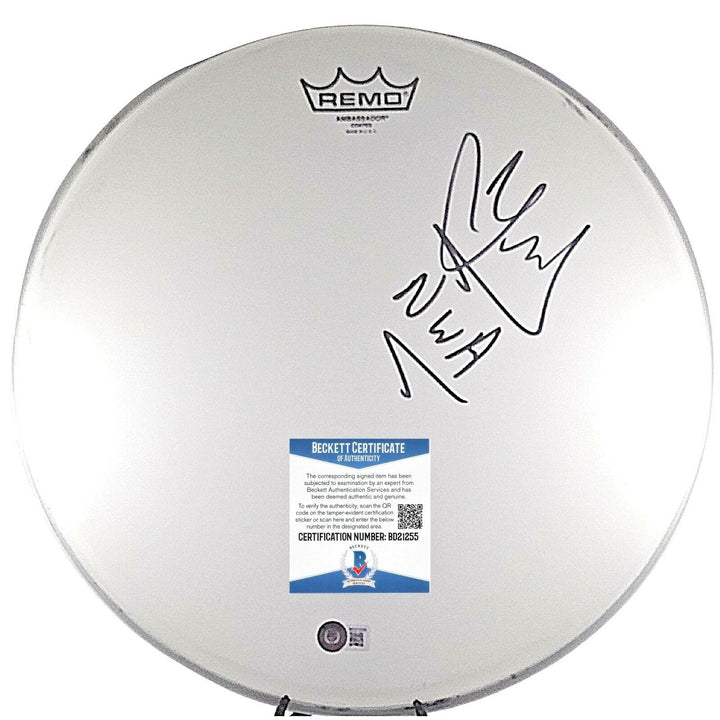 DJ Yella Signed Drumhead with NWA Inscription Beckett Authentic Rap Hip Hop Auto
