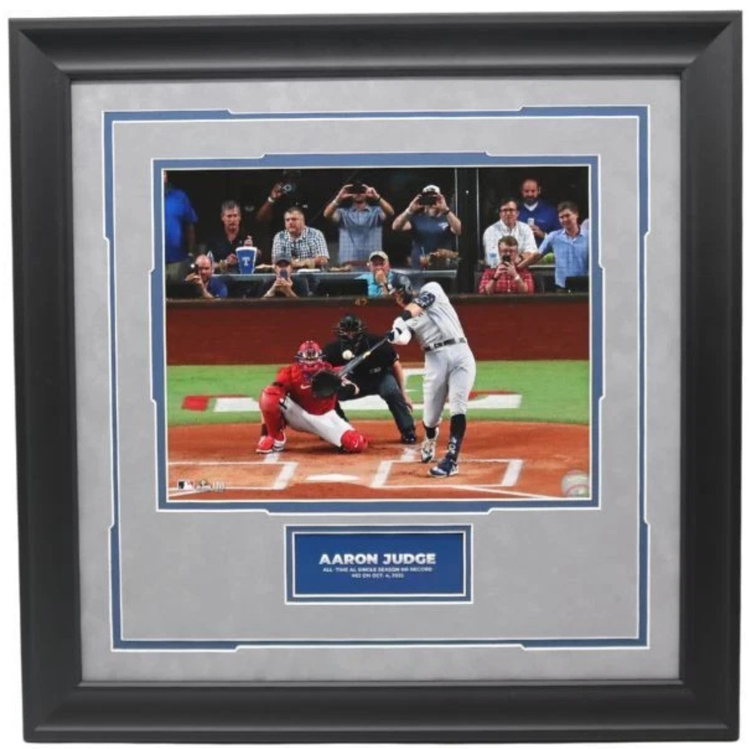 Aaron Judge New York Yankees Framed 62nd Home Run 11x14 Photograph
