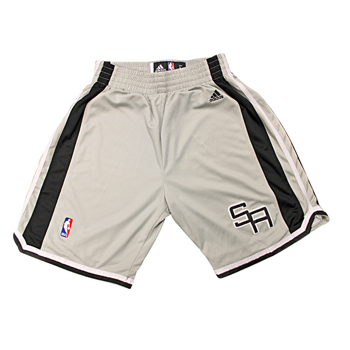 San Antonio Spurs Team Issued Nike Gray Shorts Size L