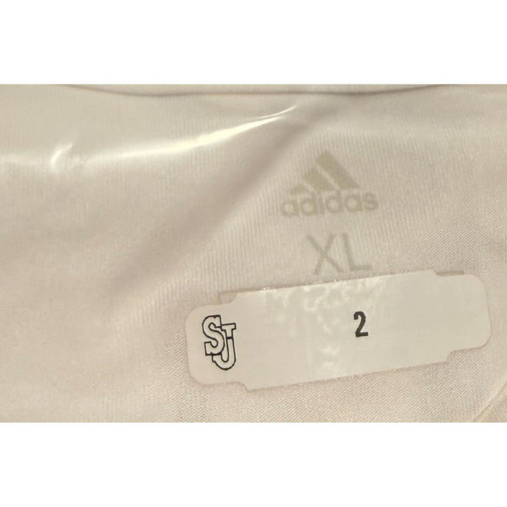 Sadiku Ibine Ayo St. John’s University 2025-2026 Game Used White Warm Up Shirt 1/24/26 vs. Xavier