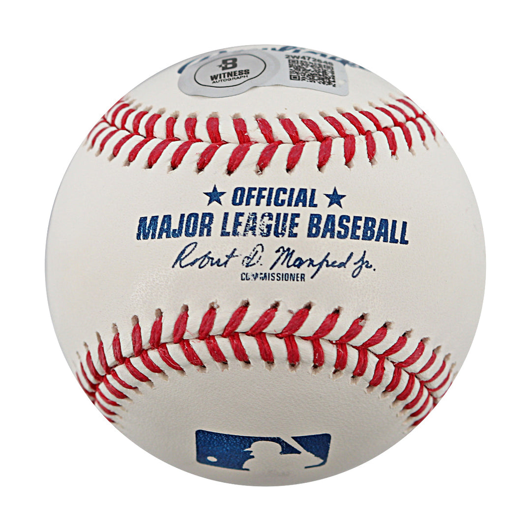Mark Vientos New York Mets Autographed Signed ROMLB Baseball (Beckett Auth)