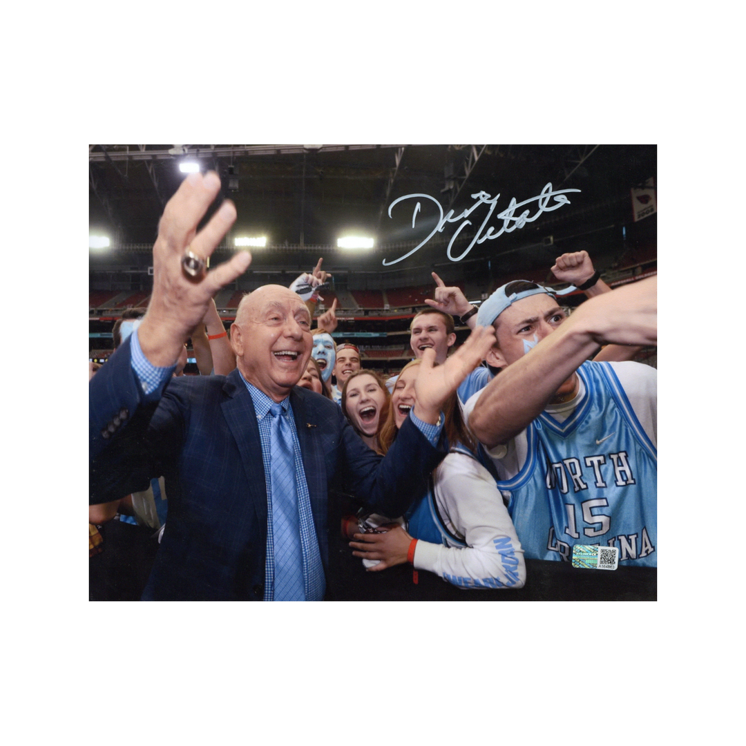 Dick Vitale Autographed Signed 8x10 Photograph with UNC Fans