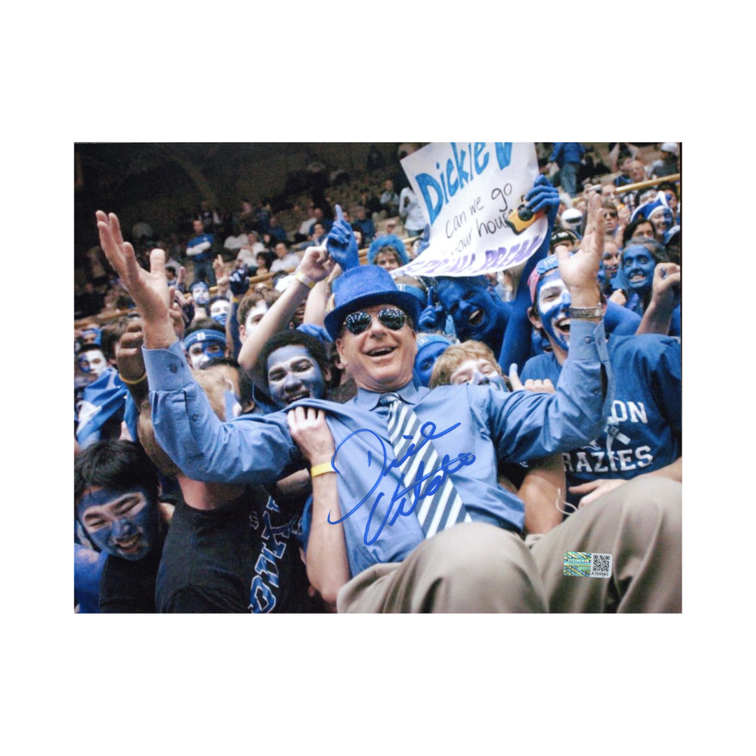 Dick Vitale Autographed Signed 8x10 Photograph with Duke Fans