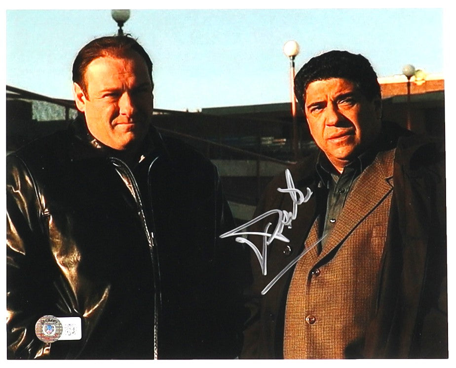 Vincent Pastore Sopranos  (Salvatore Bonpensiero Big Pussy) Signed 8x10 Photo (Beckett)