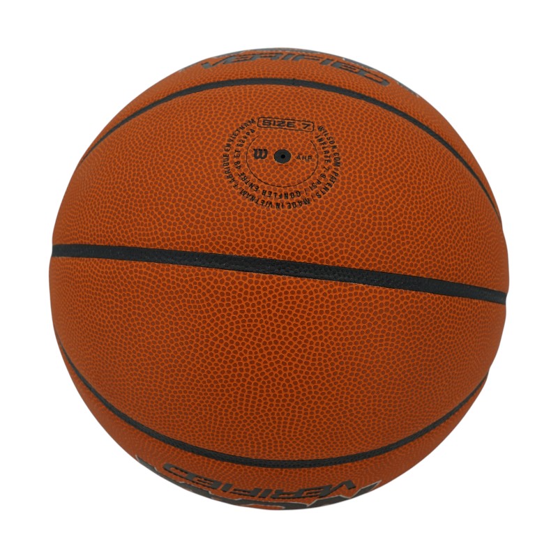 Chris Webber University of Michigan Autographed Inscribed Go Blue! Wilson NCAA Basketball CX Auth