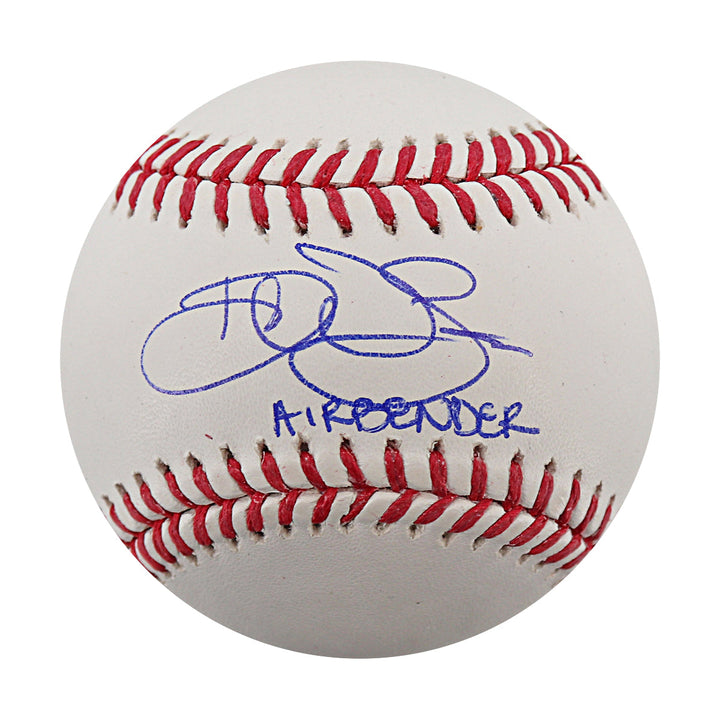 Devin Williams New York Mets Autographed Signed Airbender OMLB Ball (CX Auth)