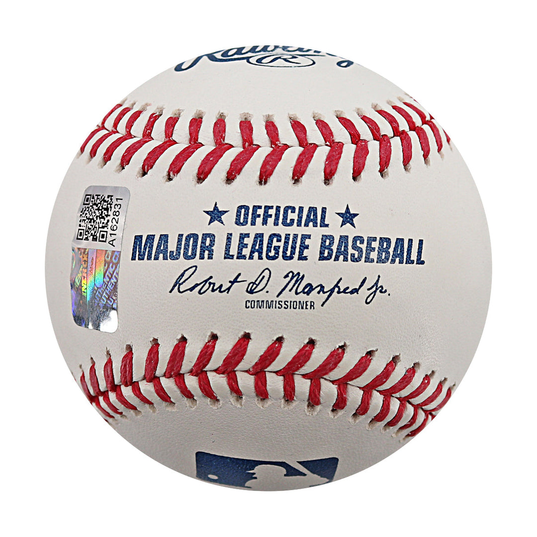 Devin Williams New York Mets Autographed Signed Airbender OMLB Ball (CX Auth)