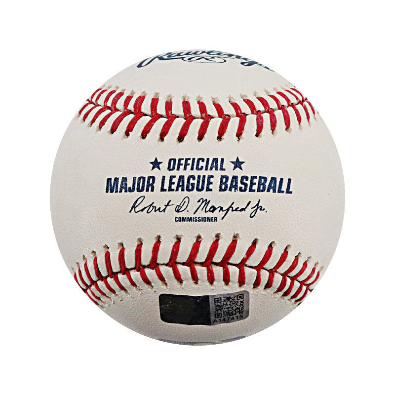 Bernie Williams New York Yankees Autographed Signed OMLB Baseball (CX Auth)