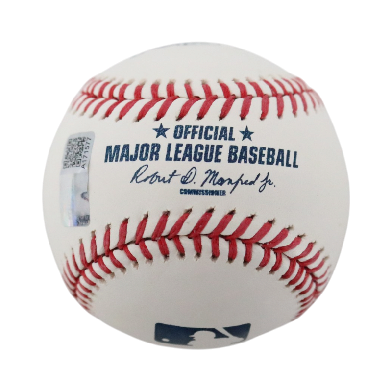 Bernie Williams New York Yankees Autographed Inscribed Bern Baby Bern MLB Baseball CX Auth