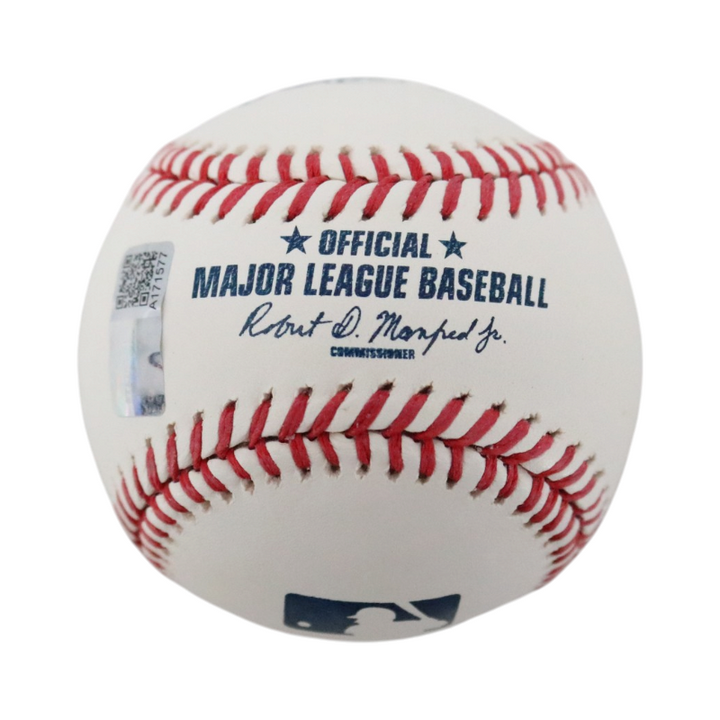 Bernie Williams New York Yankees Autographed Inscribed Bern Baby Bern MLB Baseball CX Auth
