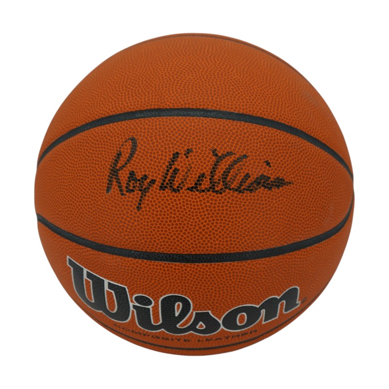 Roy Williams University of North Carolina Autographed Wilson NCAA Basketball CX Auth