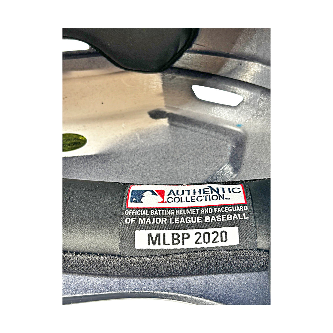 Bernie Williams New York Yankees Autographed Inscribed 4x WS Champ Batting Helmet
