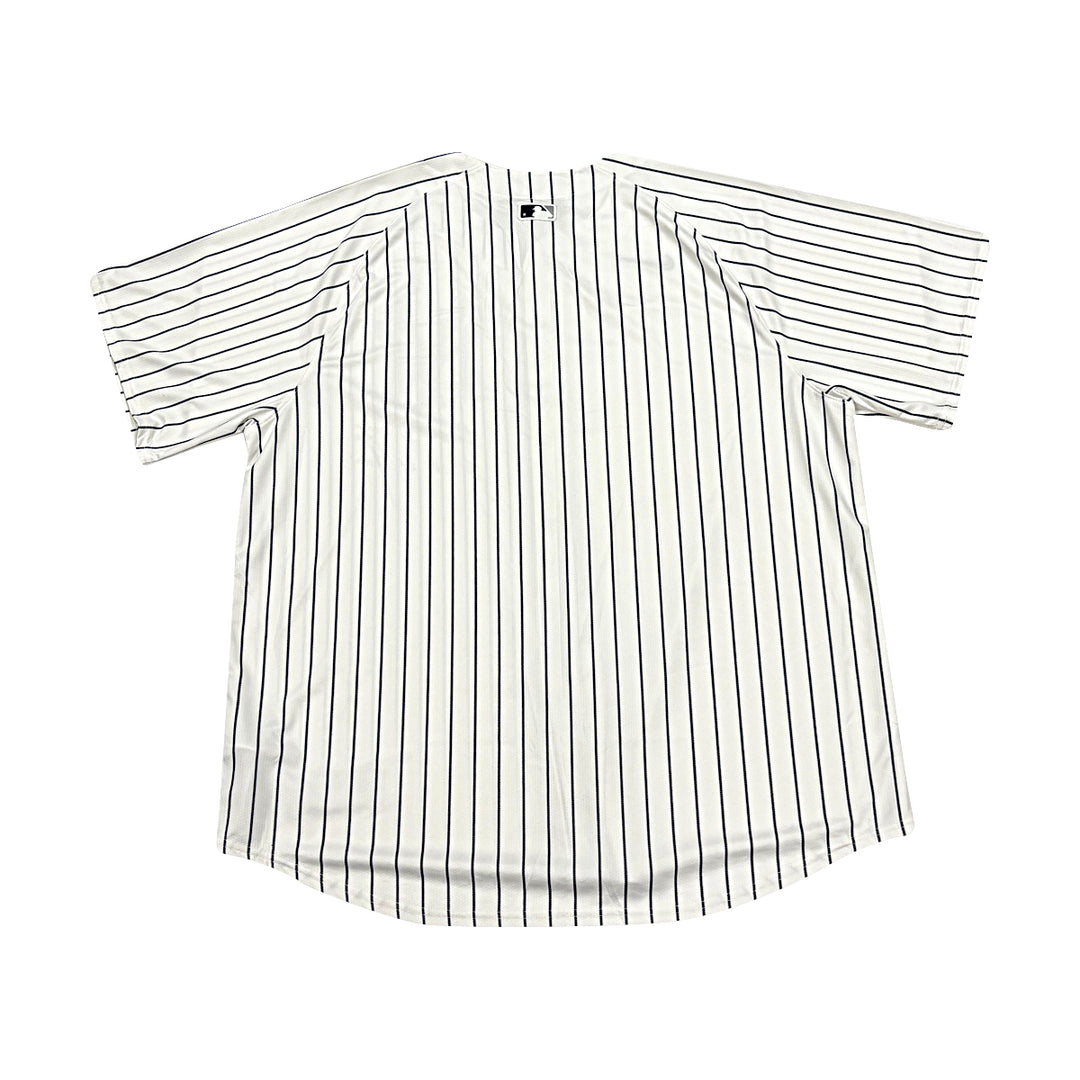 Bernie Williams New York Yankees Autographed Inscribed 4x WS Champ Nike Replica Jersey - Signed on Front