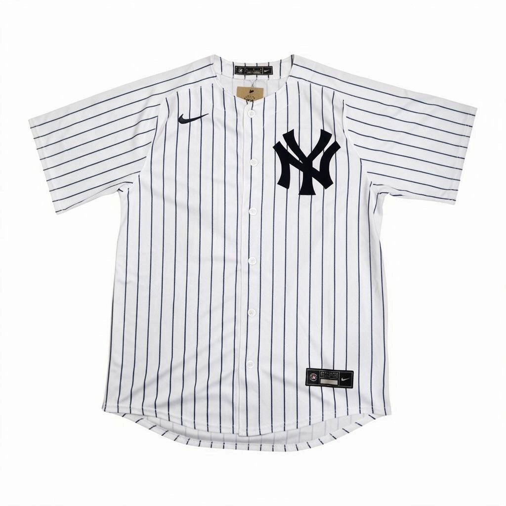 Bernie Williams New York Yankees Autographed Inscribed Bern Baby Bern Nike Replica Jersey CX Auth