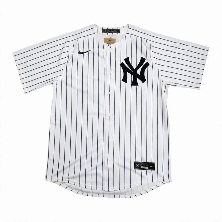 Bernie Williams New York Yankees Autographed Inscribed Bern Baby Bern Nike Replica Jersey CX Auth