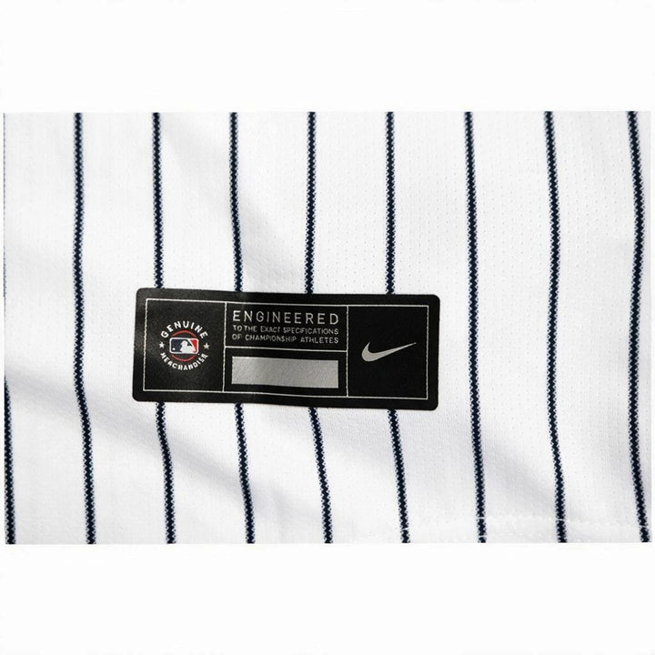 Bernie Williams New York Yankees Autographed Inscribed Bern Baby Bern Nike Replica Jersey CX Auth