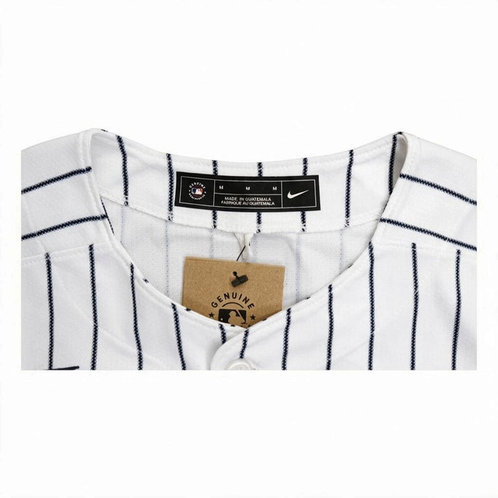 Bernie Williams New York Yankees Autographed Inscribed Bern Baby Bern Nike Replica Jersey CX Auth