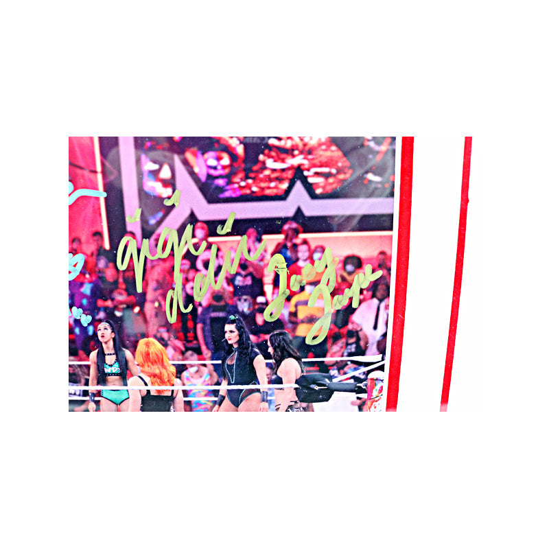 WWE NXT 2021 6 Signature Multi Signed Framed 8x10 Photo (Brandon Steiner LOA)