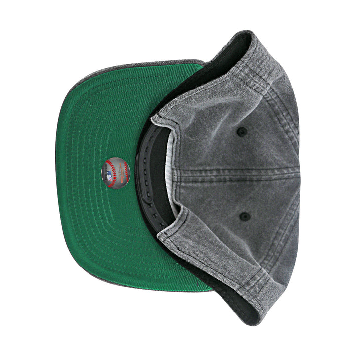 New York Yankees New Era Baseball Hat Cap 9FIFTY A-Frame Golfer Washed Gray Snapback