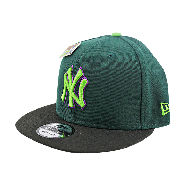 New York Yankees New Era Baseball Hat Cap 9FIFTY Snapback Sour Apple Big League Chew