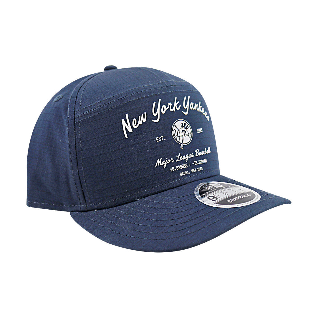 New York Yankees New Era Baseball Hat Cap 9FIFTY SP Vintage Split Panel Snapback Navy 