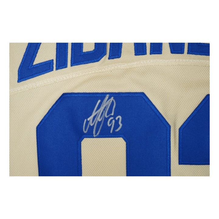 Mika Zibanejed New York Rangers Autographed Inscribed 2026 Winter Classic Pro Style Jersey JSA Holo Only