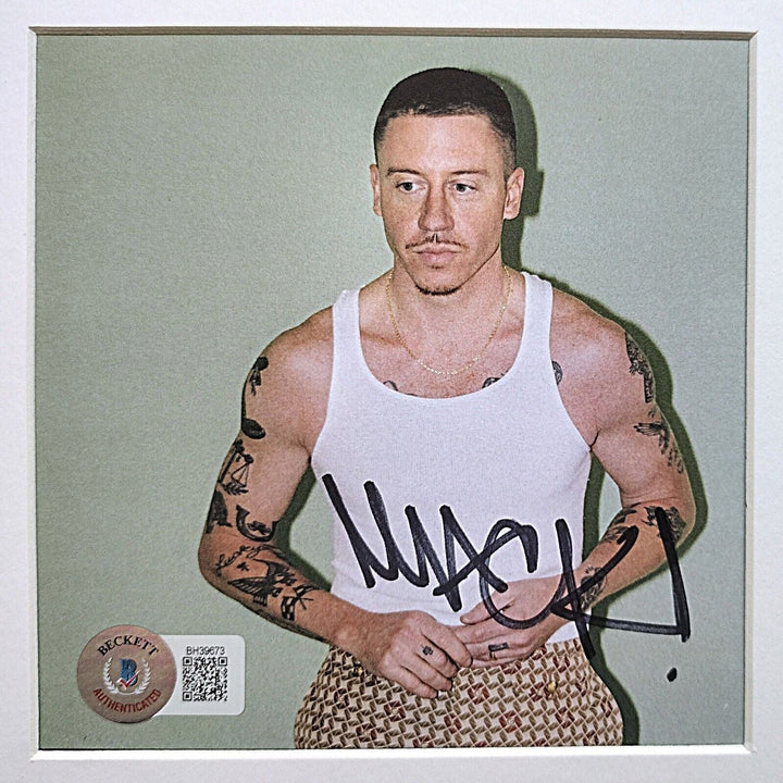 Macklemore Signed CD Ben Rap Hip Hop Album Framed Beckett Authentic COA