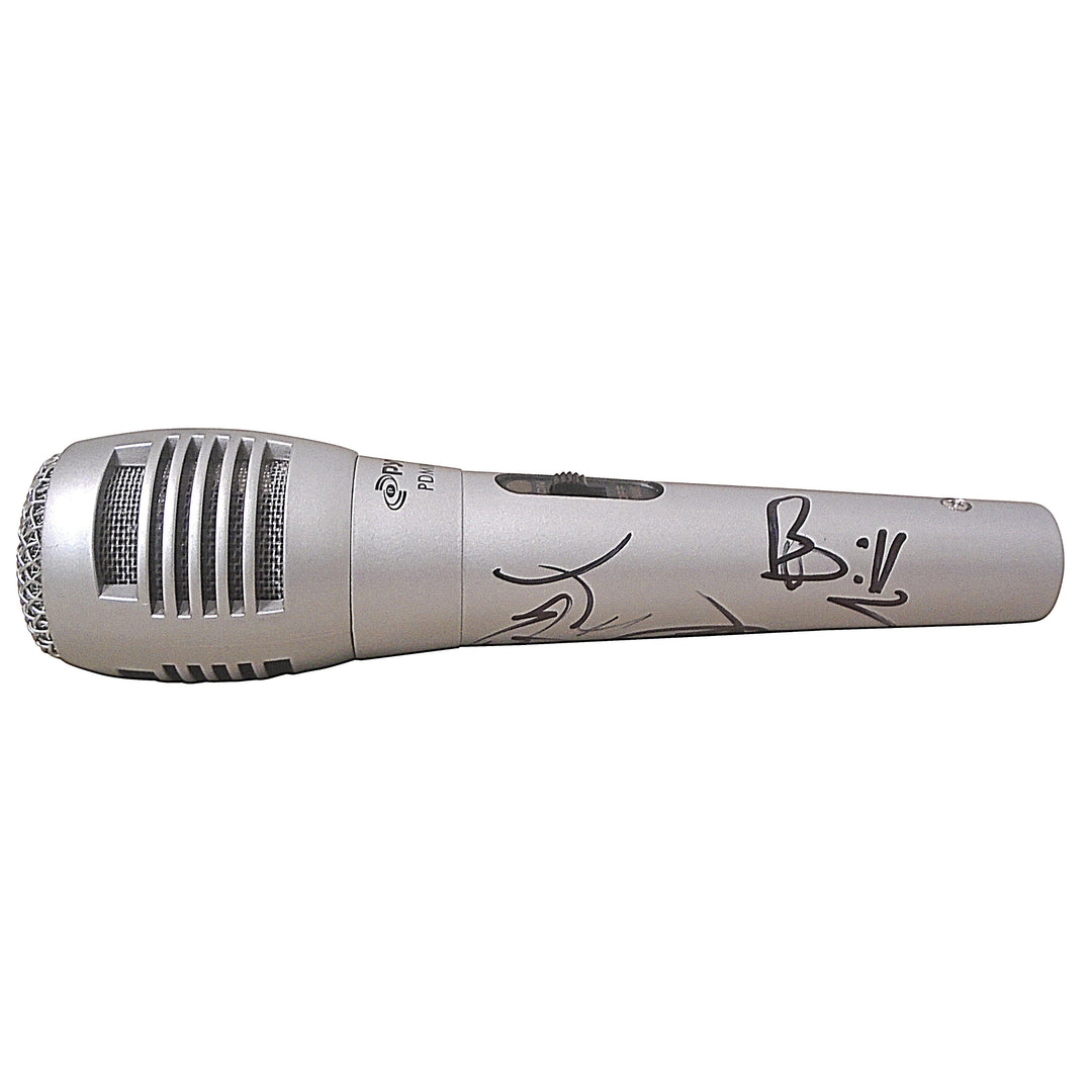 A Thousand Horses Signed Microphone with All 4 Members Proof Beckett