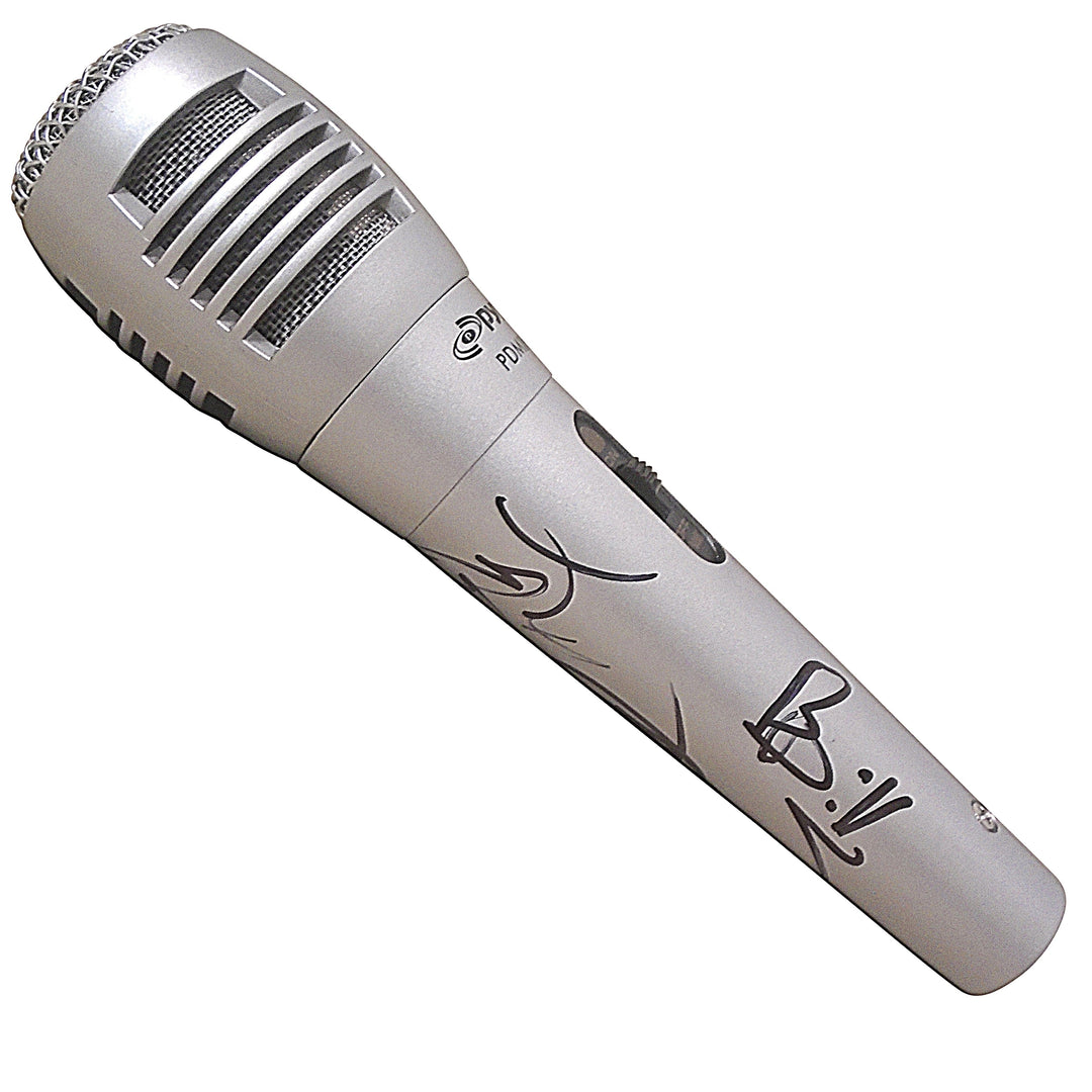 A Thousand Horses Signed Microphone with All 4 Members Proof Beckett