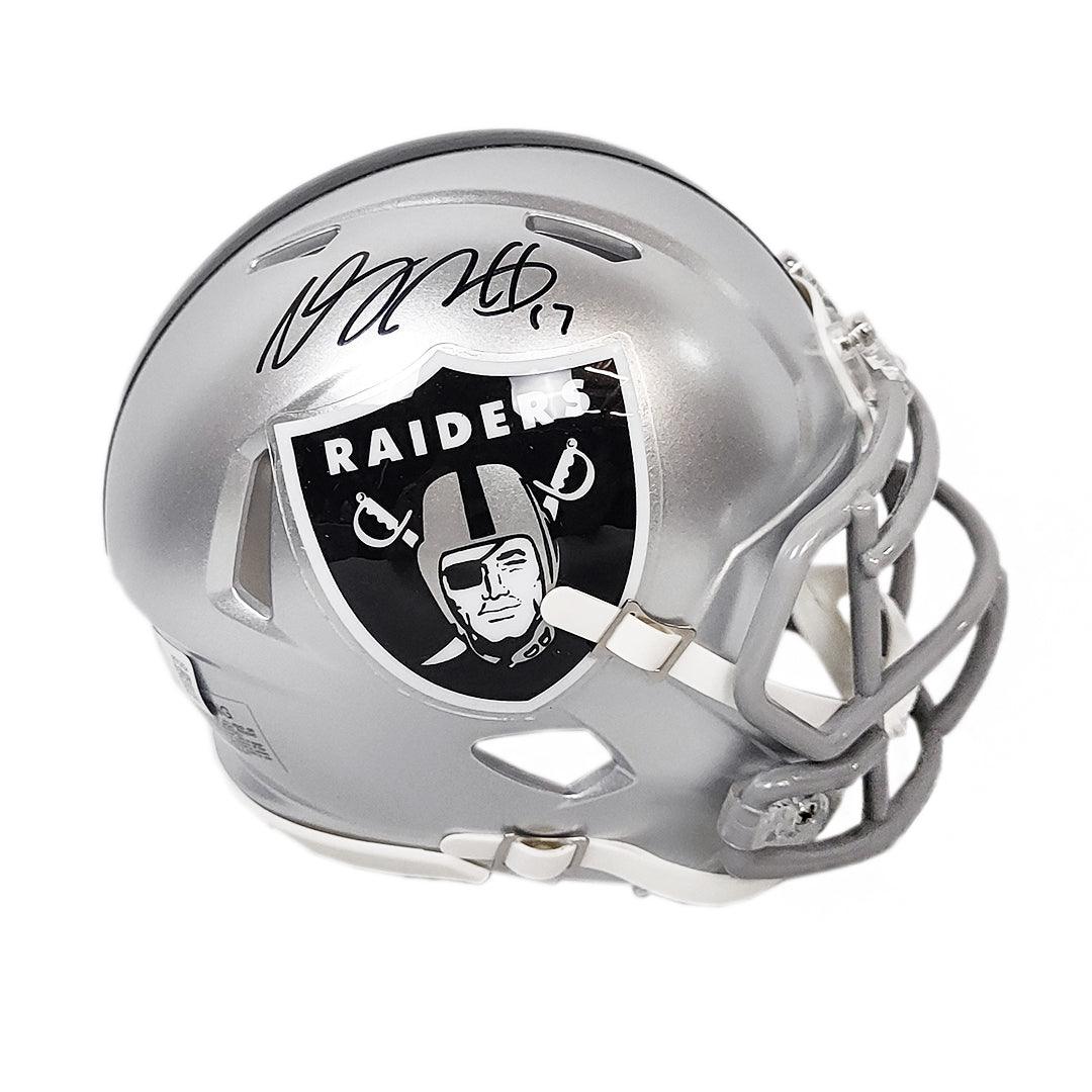 Davante Adams Signed Las Vegas Raiders Speed Mini Football Helmet (Beckett)