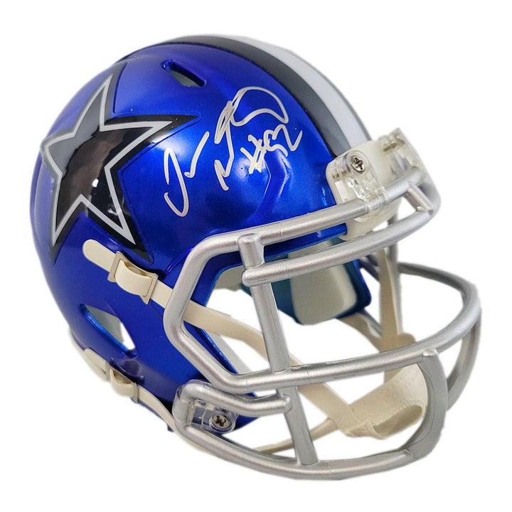 Dorance Armstrong Signed Dallas Cowboys Flash Speed Mini Football Helmet (JSA)