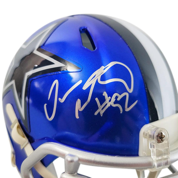 Dorance Armstrong Signed Dallas Cowboys Flash Speed Mini Football Helmet (JSA)