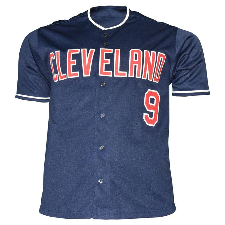 Carlos Baerga Signed Cleveland Blue Baseball Jersey (JSA)
