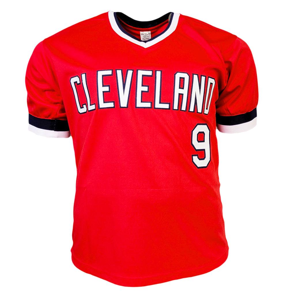 Carlos Baerga Signed Cleveland Red Baseball Jersey (JSA)