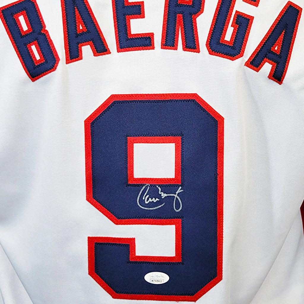 Carlos Baerga Signed Cleveland White Baseball Jersey (JSA)