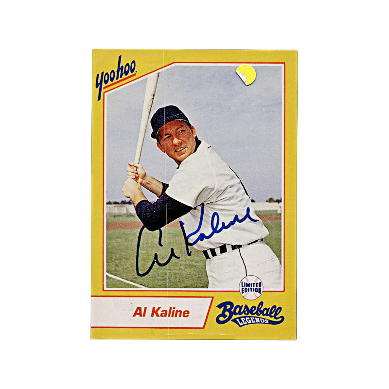 1993 Yoohoo Al Kaline Autograph Auto Signed Signature Detroit Tigers