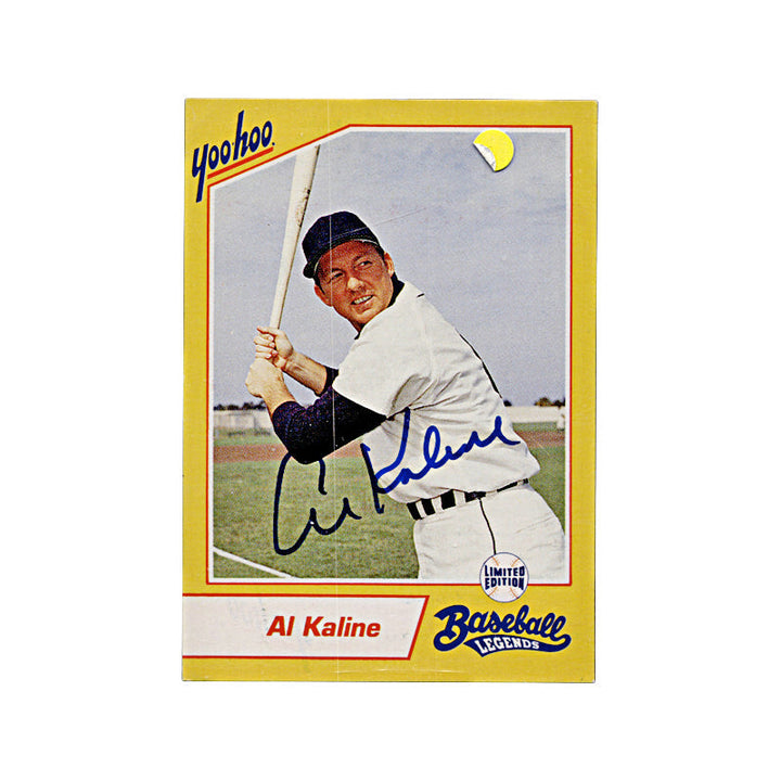 1993 Yoohoo Al Kaline Autograph Auto Signed Signature Detroit Tigers