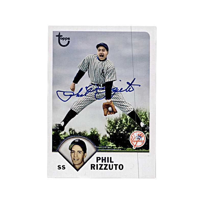 2003 Topps Phil Rizzuto Autograph Auto Signed Signature New York Yankees
