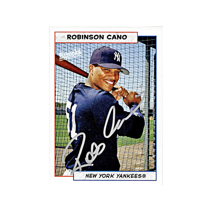 2005 Topps Bazooka Robinson Cano Autograph (Silver Ink On Center) Auto Signed