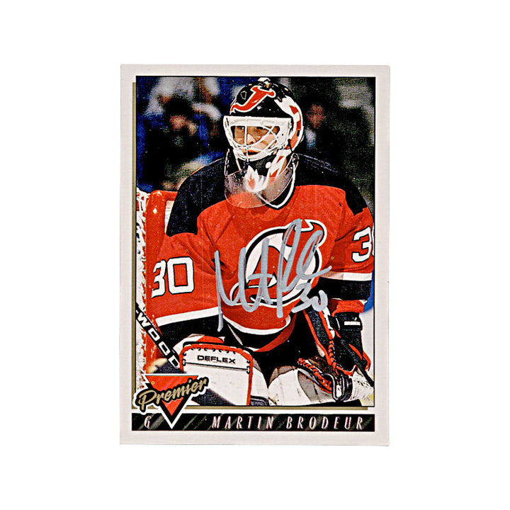 1994 Topps Premier Martin Brodeur Autograph SIlver Ink Auto Signed Signature