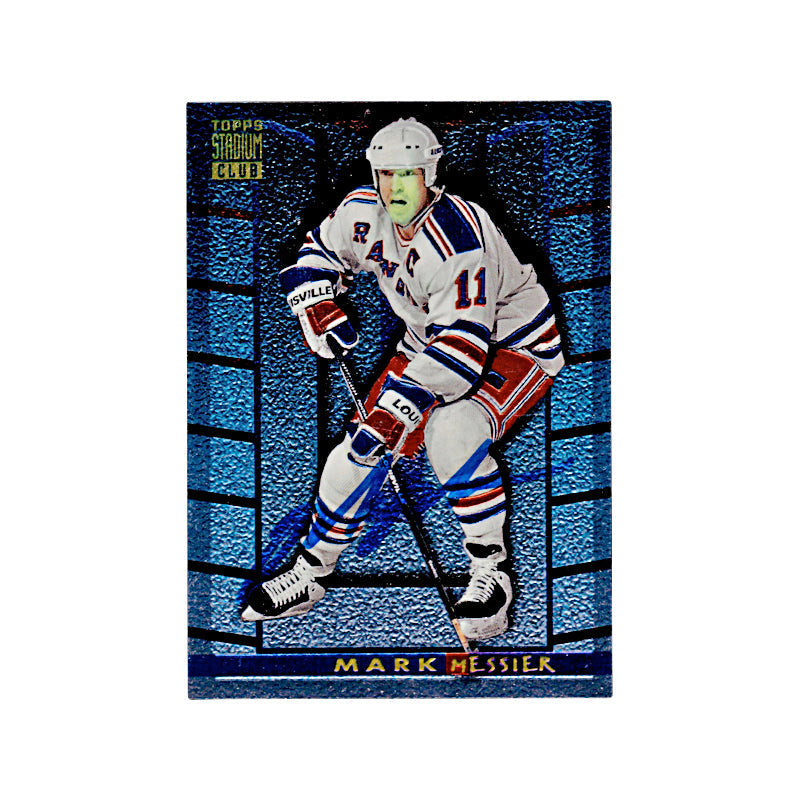 1994 Topps Stadium Club Finest Mark Messier Autograph Auto Signed Signature
