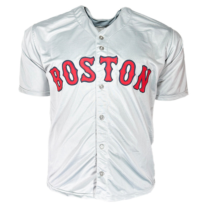 Brayan Bello Signed Boston Grey Baseball Jersey Black Ink (Beckett)