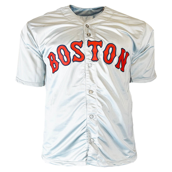 Brayan Bello Signed Boston Grey Baseball Jersey Silver Ink (Beckett)