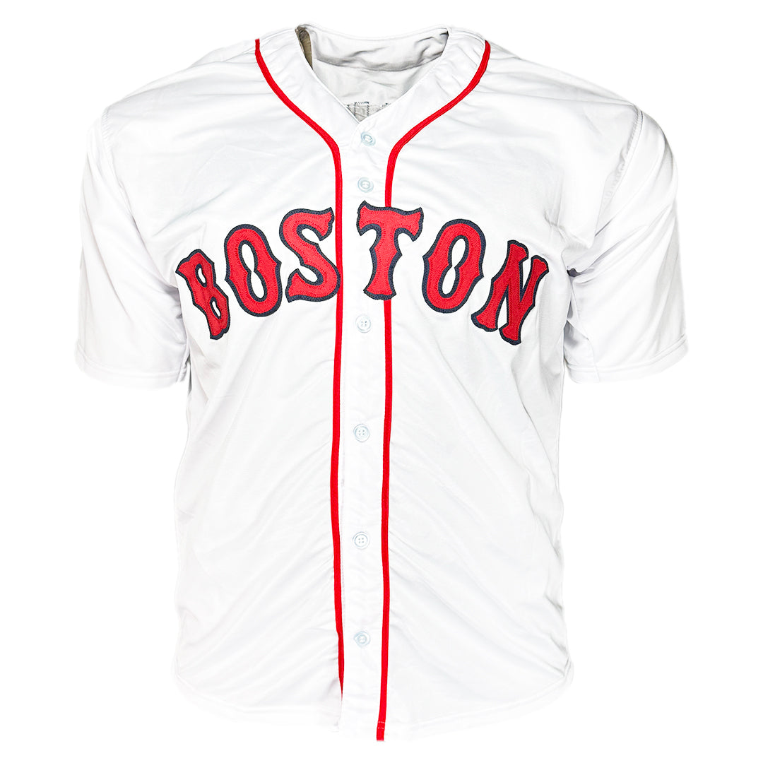 Brayan Bello Signed Boston White Baseball Jersey Black Ink (Beckett)