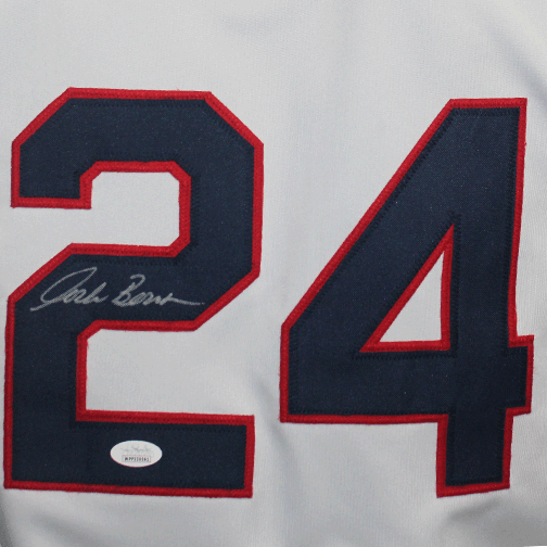 Corbin Bernsen Autographed Baseball Jersey Major League The Movie "Dorn" (JSA)