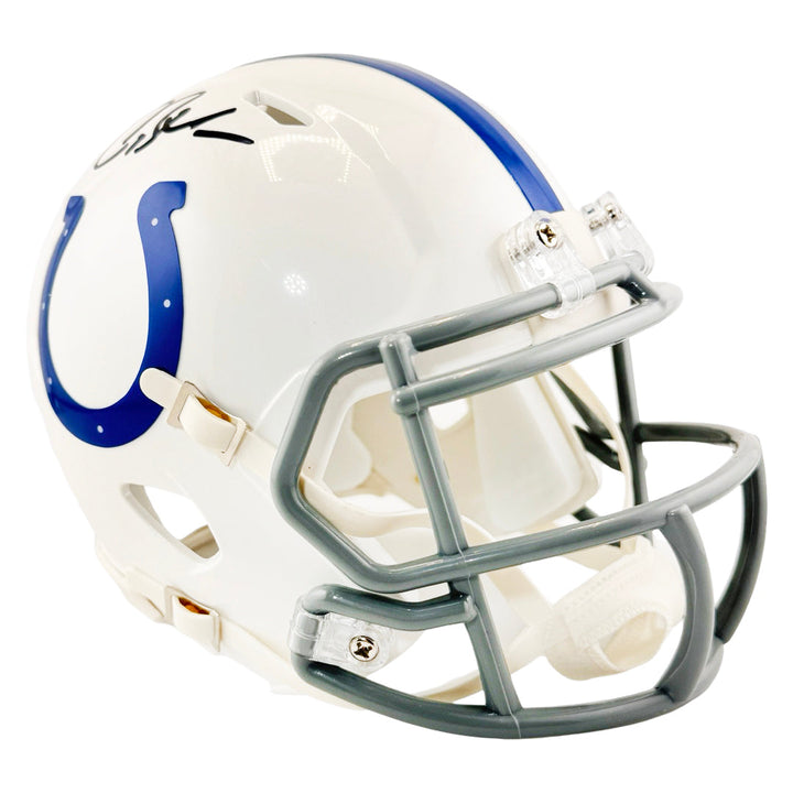Antoine Bethea Signed Indianapolis Colts Speed Mini Football Helmet (JSA)