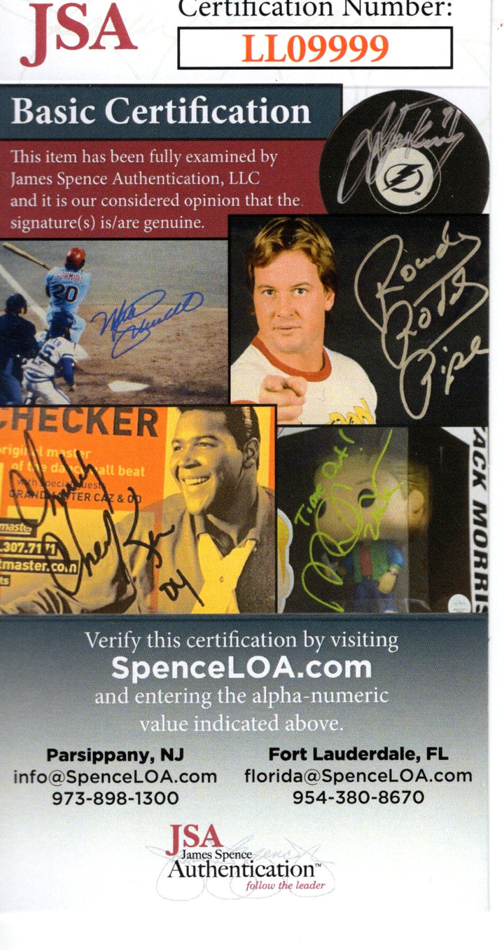 Bill Goldberg Signed Full Size Steel Metal Wrestling Chair WWE WCW JSA Certified COA