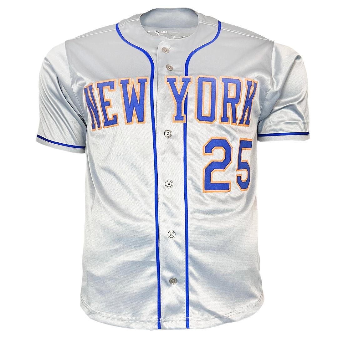 Bobby Bonilla Signed New York Grey Baseball Jersey (JSA)